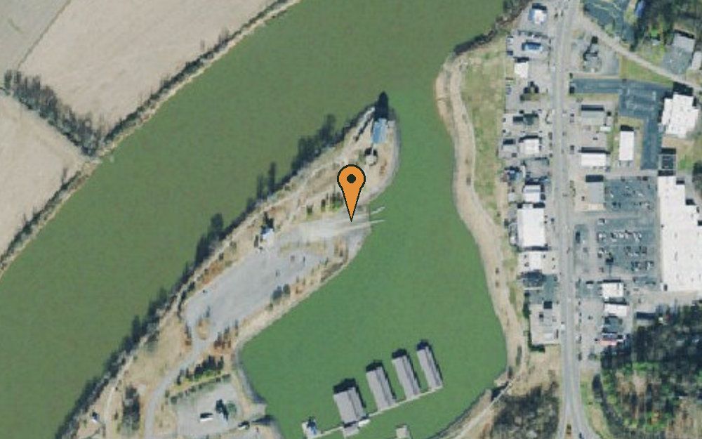 Aerial view of Liberty Park Boat Ramp