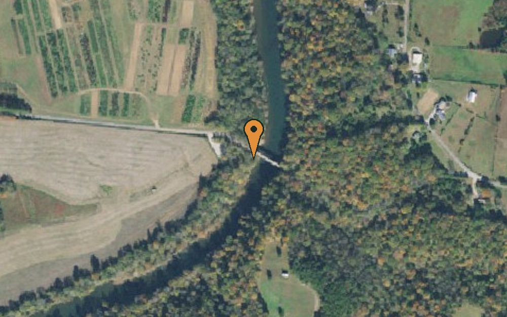 Aerial view of Locke Bend