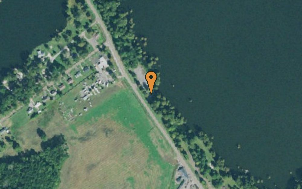Aerial view of Lovell's Landing