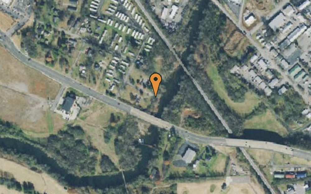 Aerial view of Manson Pk Trailhead Access