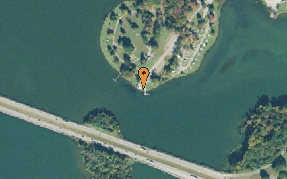 Aerial view of Marion County Park