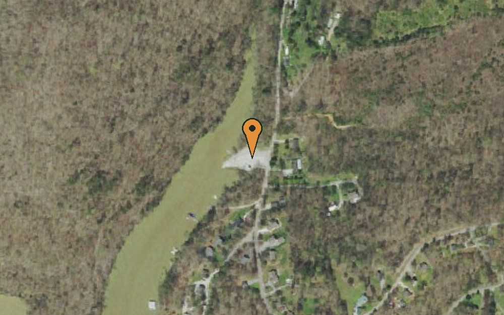 Aerial view of Mattie Randolph Access