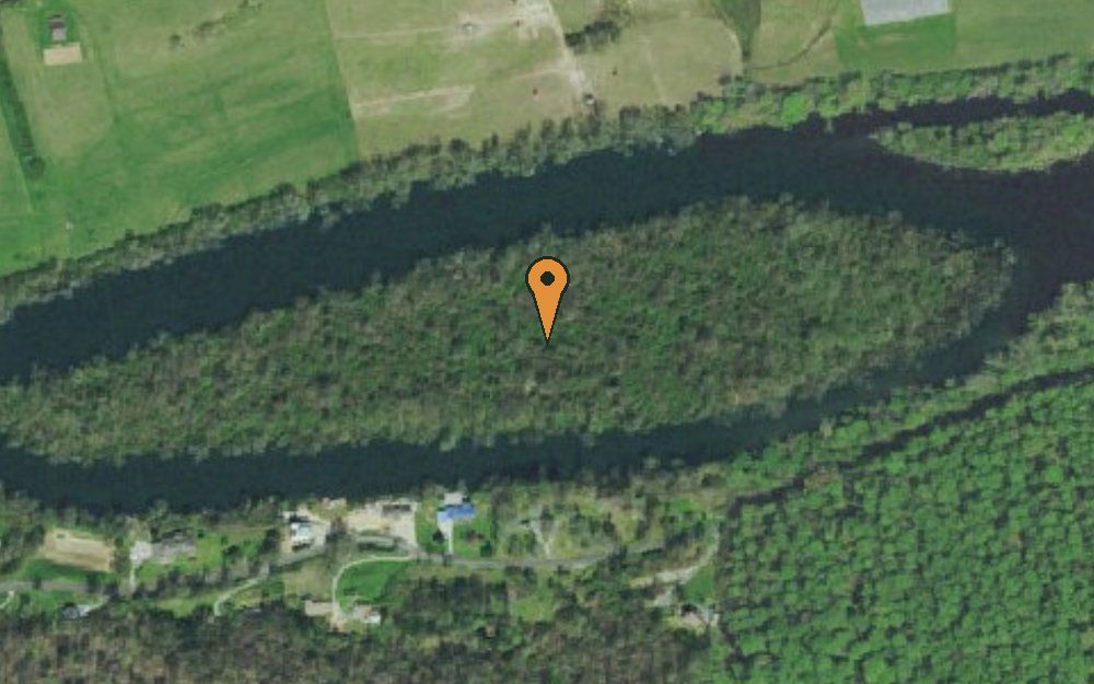 Aerial view of Miller Island SFA