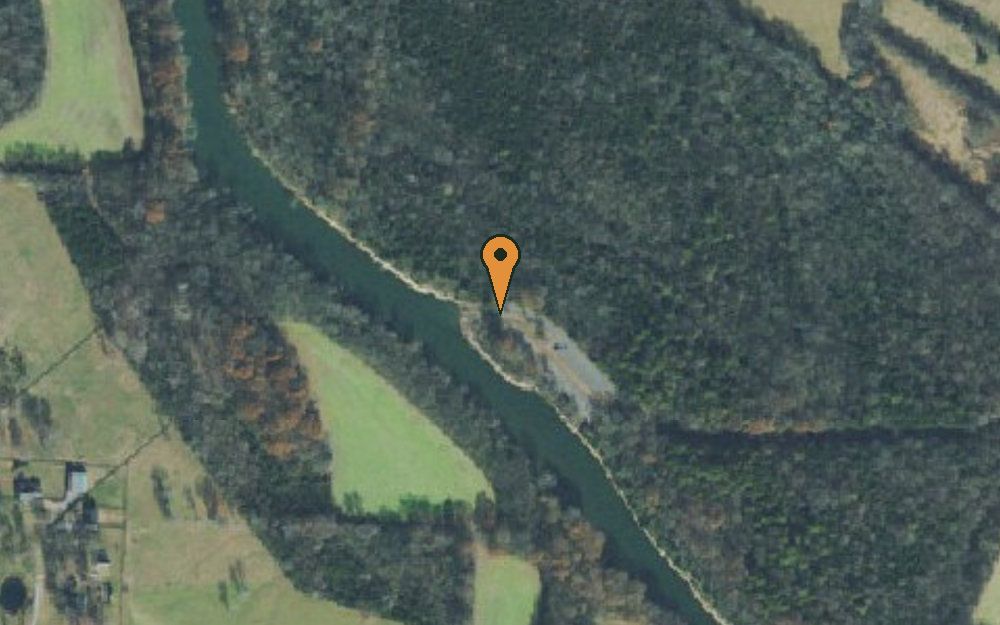 Aerial view of Mona Boat Ramp