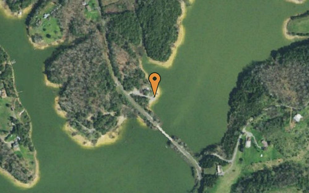 Aerial view of Moon Hill Bridge