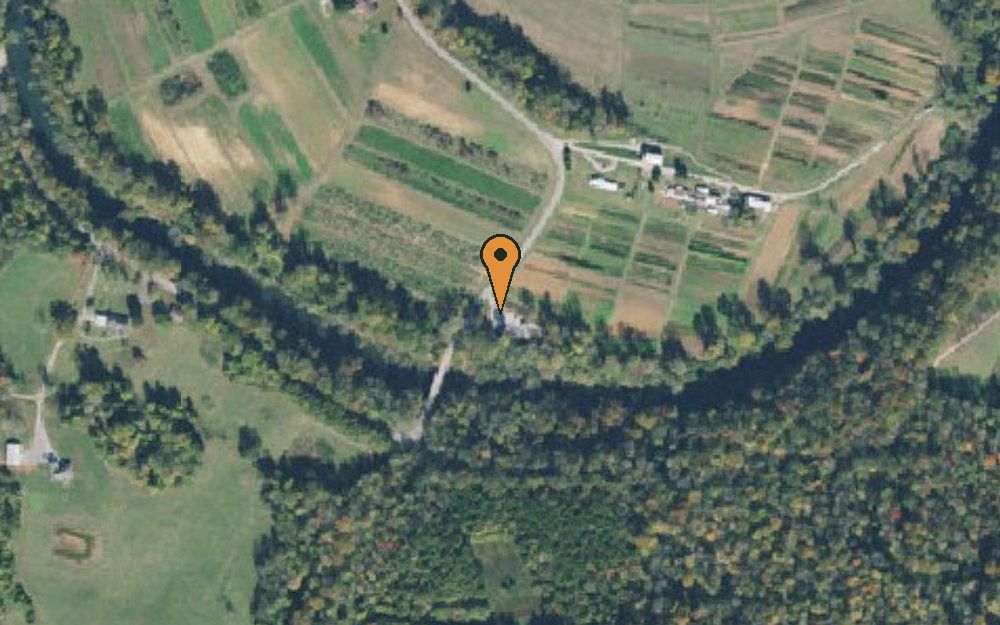 Aerial view of Myers Cove