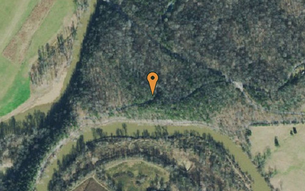 Aerial view of Narrows of the Harpeth
