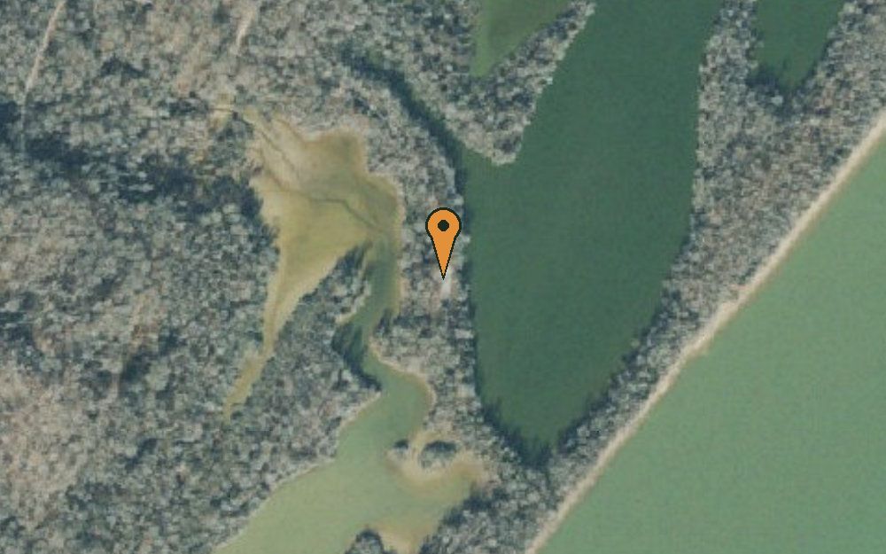 Aerial view of Nix Landing Access Area