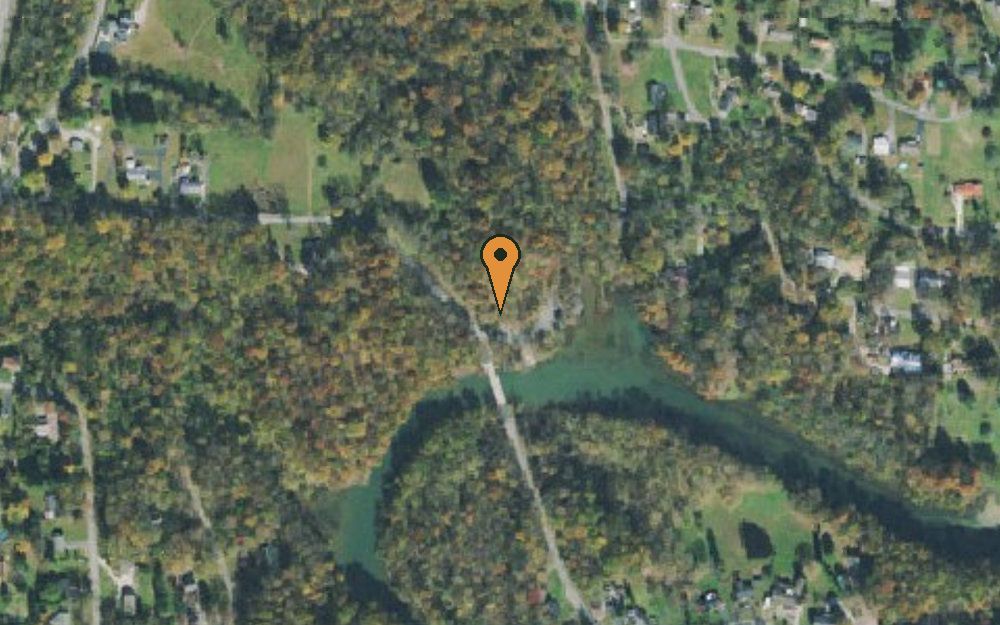 Aerial view of Old City Lake