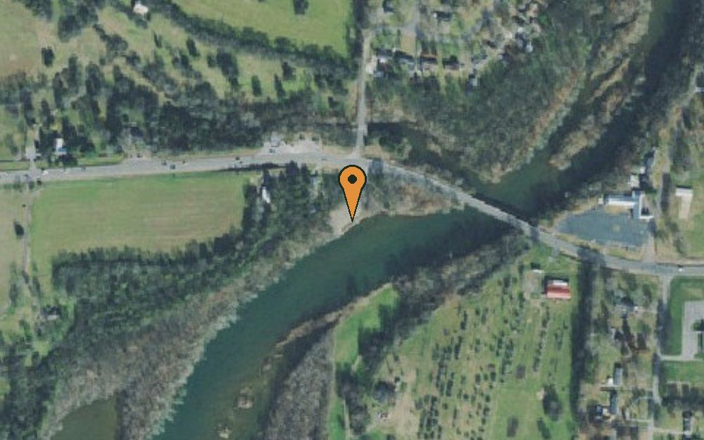 Aerial view of Old Union Hill Access