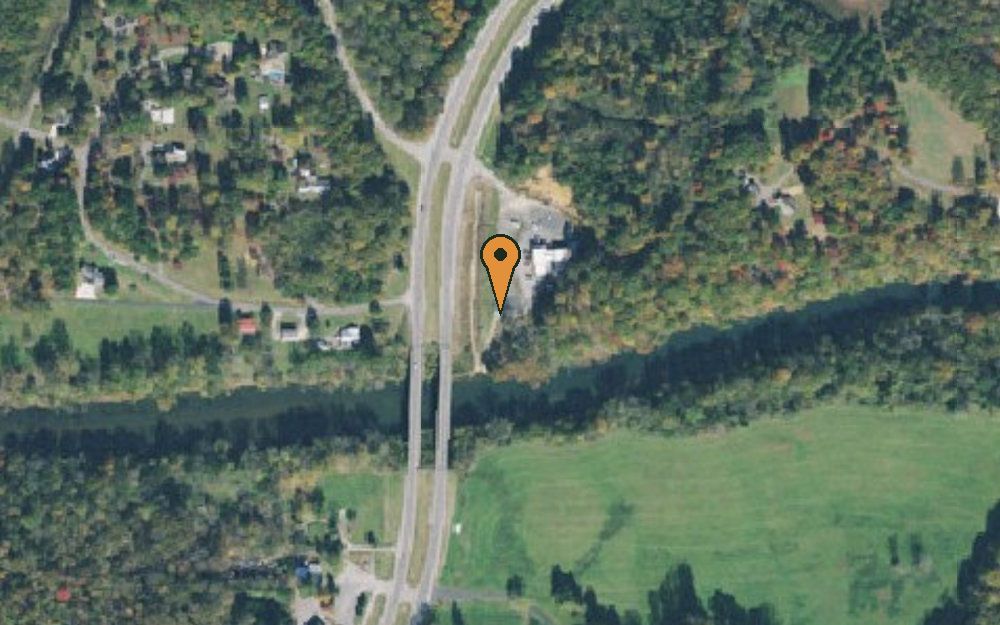 Aerial view of Old VFW Access