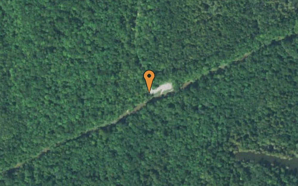 Aerial view of Parker Ditch Boat Ramp