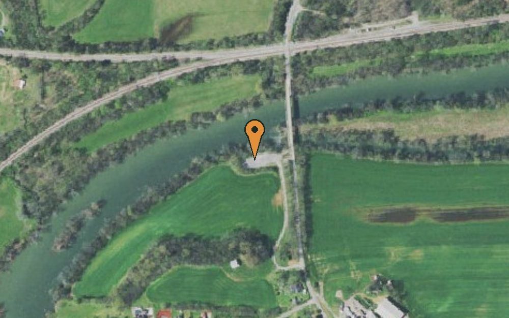 Aerial view of Patty Bridge