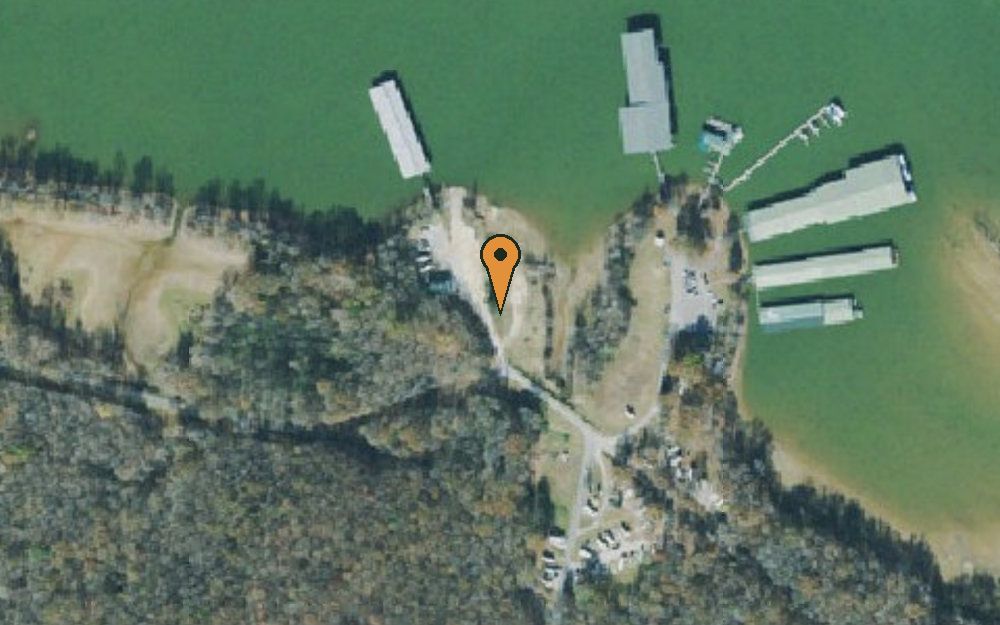 Aerial view of Pebble Isle Marina