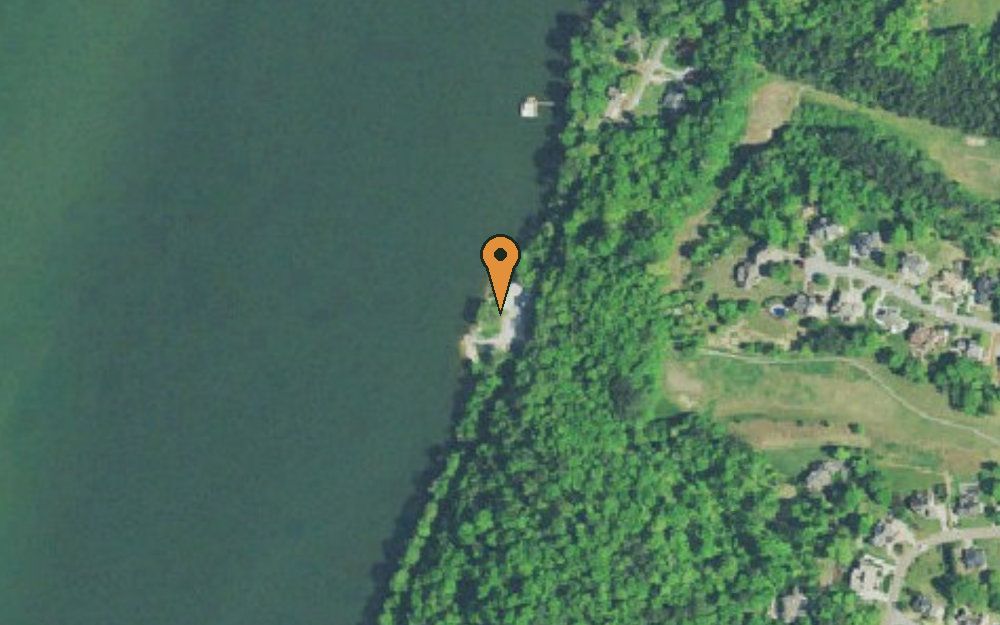 Aerial view of Pecan Point