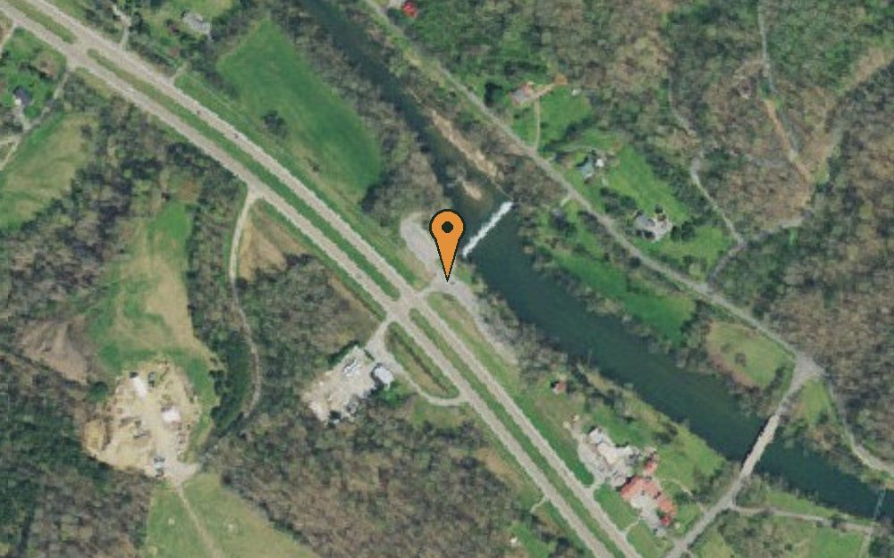 Aerial view of Peery's Mill