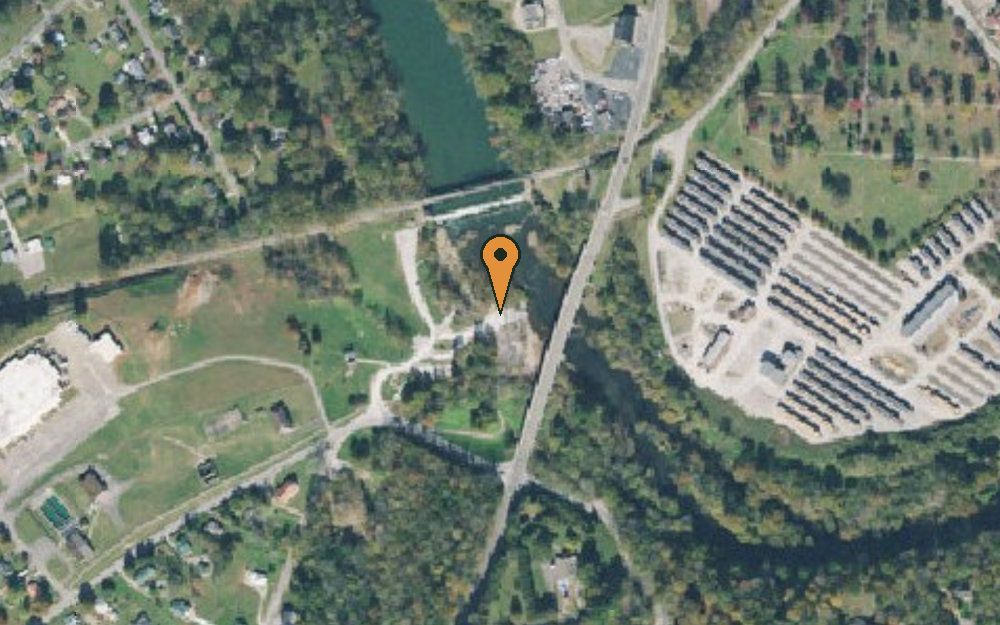 Aerial view of Pepper Branch Park
