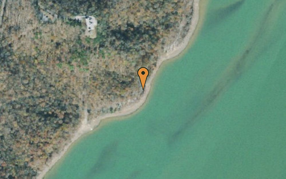 Aerial view of Pilot Knob North Access