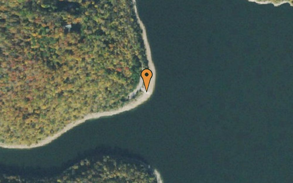 Aerial view of Pucketts' Point