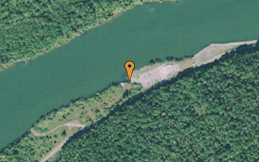 Aerial view of Raccoon Mountain