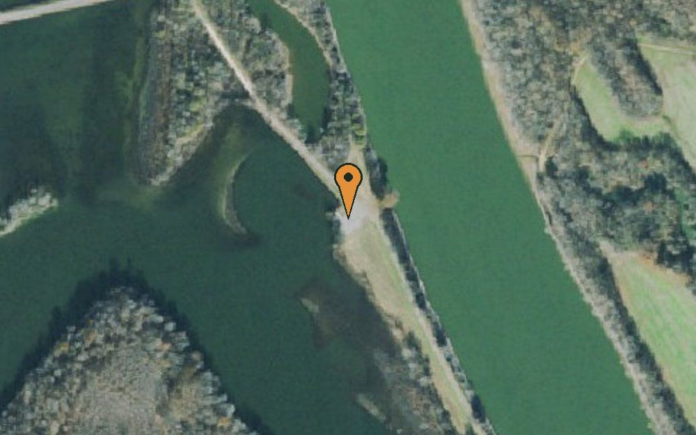 Aerial view of Refuge Ramp #4
