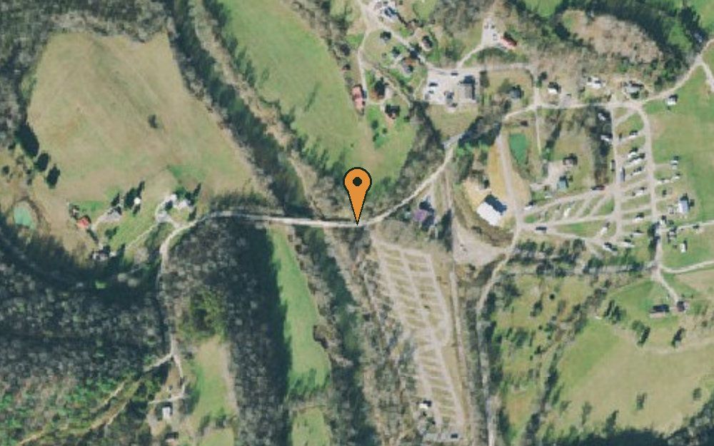 Aerial view of River Road Access
