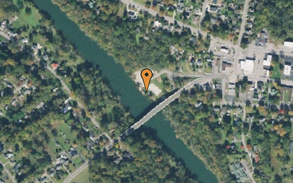 Aerial view of Riverfront Park