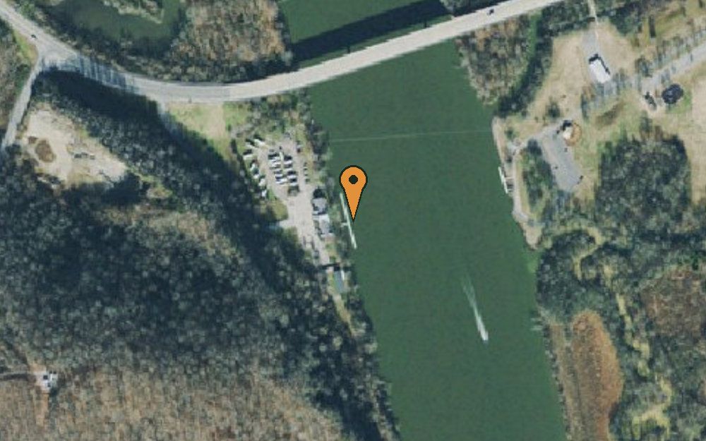 Aerial view of Riverview Marina (formerly Ashland City Dock)