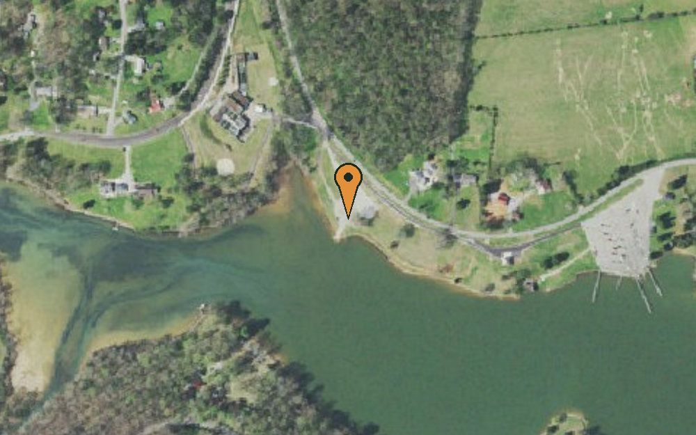 Aerial view of Rockwood Beach