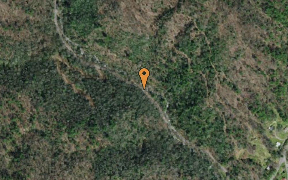 Aerial view of Rocky Fork State Park