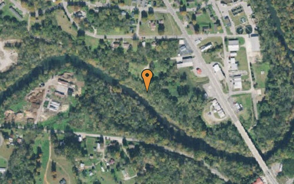 Aerial view of Sally's Alley