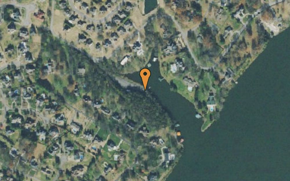 Aerial view of Saundersville