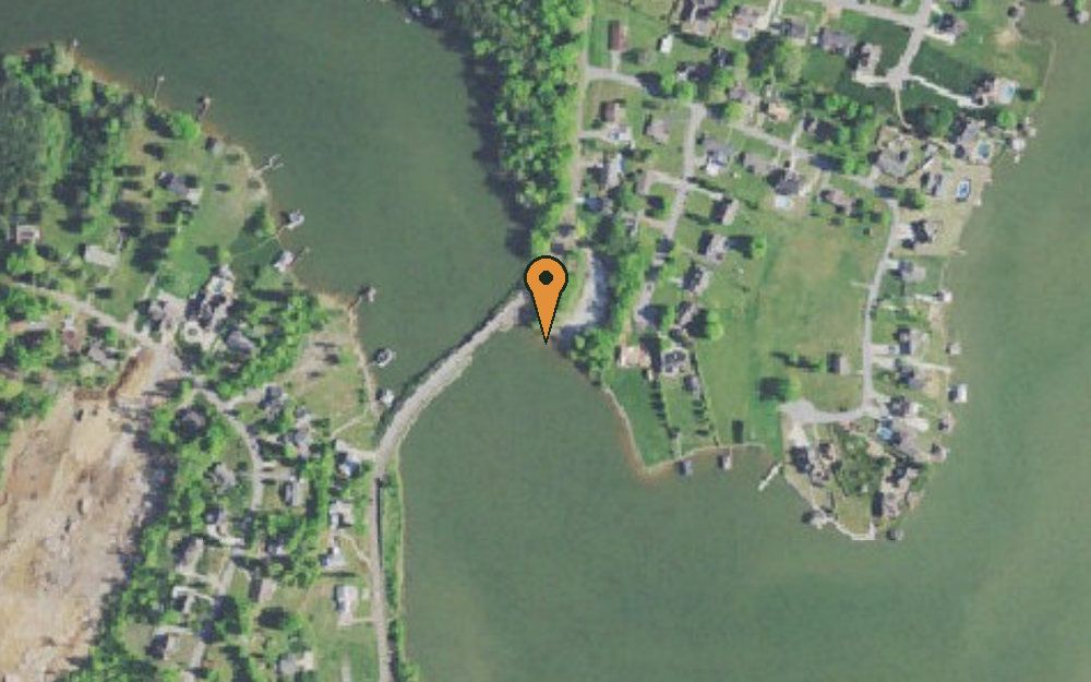Aerial view of Savannah Bay