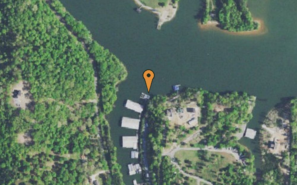 Aerial view of Shady Grove