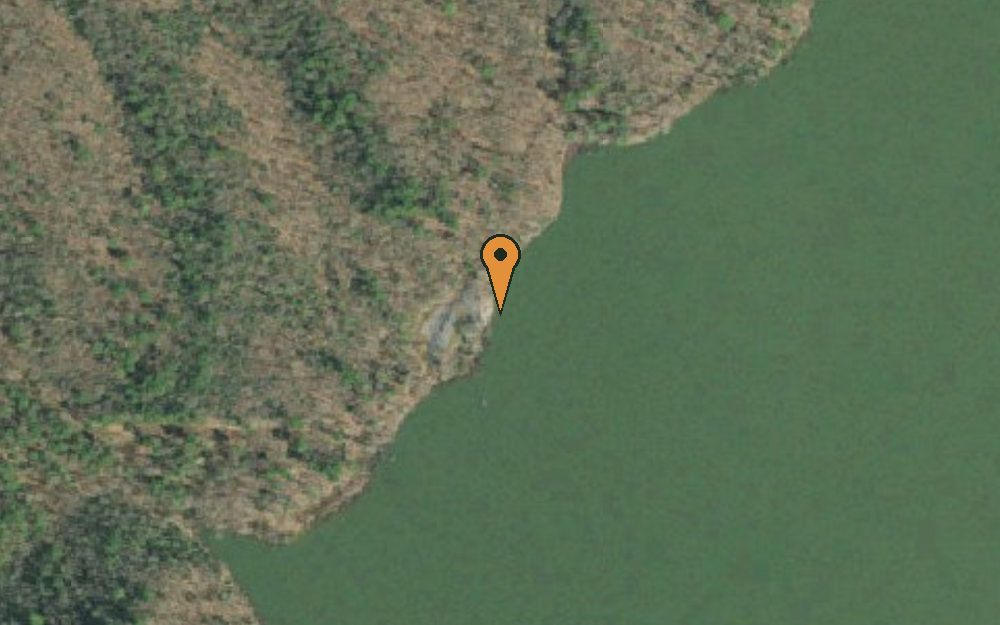Aerial view of Sink Mountain Access.