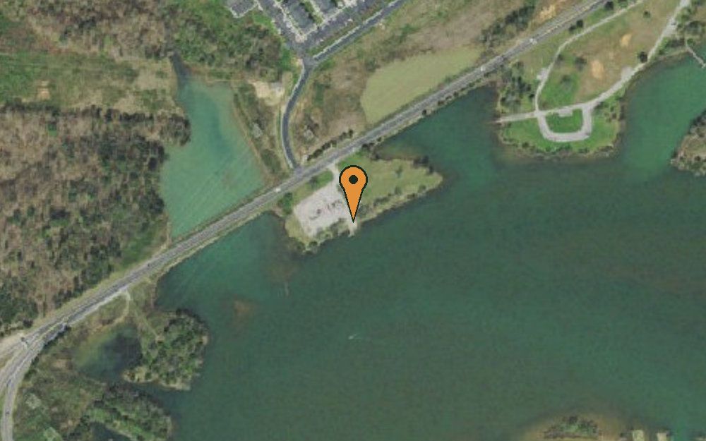 Aerial view of Solway Ramp