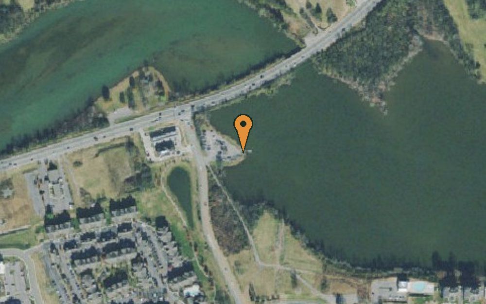 Aerial view of Station Camp Creek