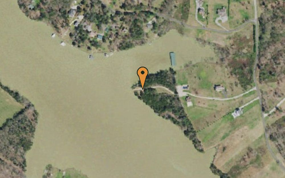 Aerial view of Stiner Cemetary