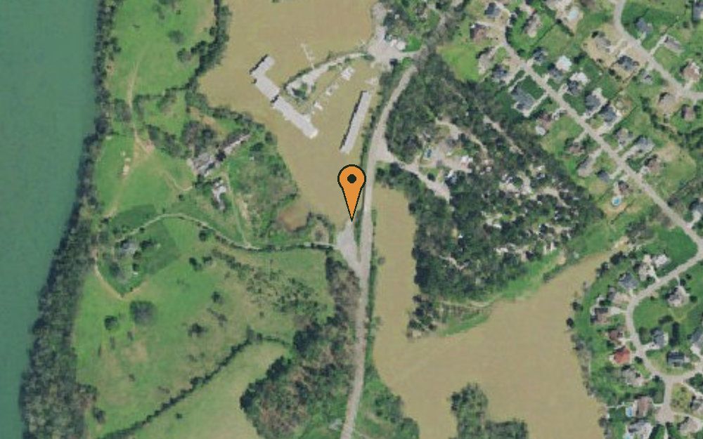 Aerial view of Stock Creek
