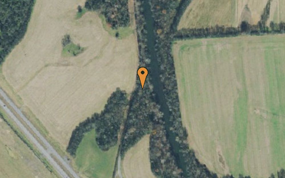 Aerial view of Stump Shoals