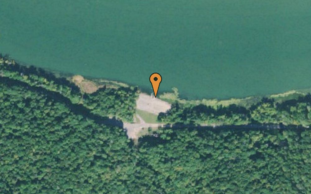 Aerial view of Sullivans Boat Ramp