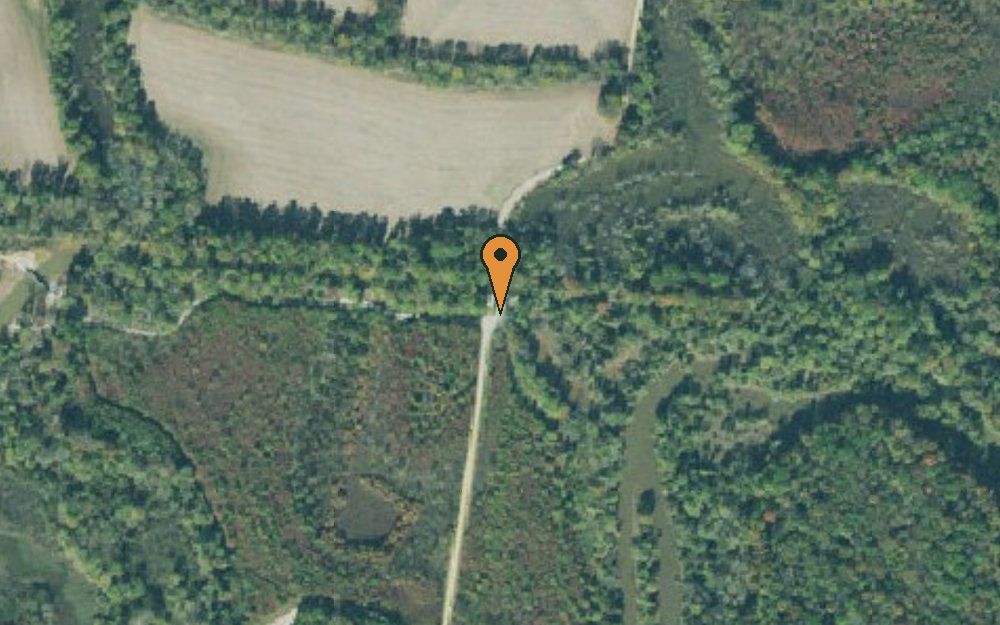 Aerial view of Sulphur Wells Road White Oak Canal Boat Ramp