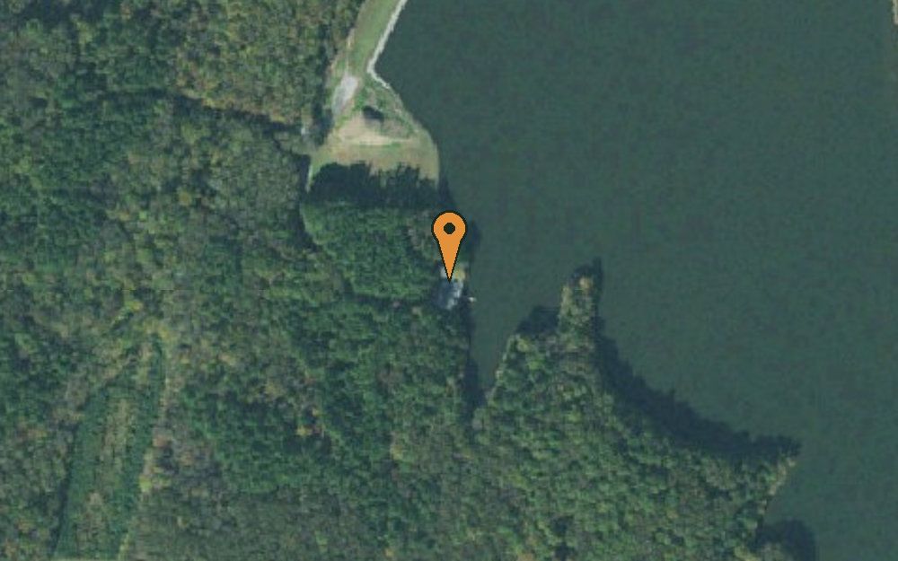 Aerial view of Sycamore Lake