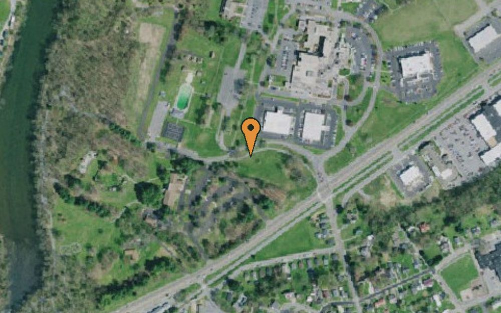 Aerial view of Sycamore Shoals State Park