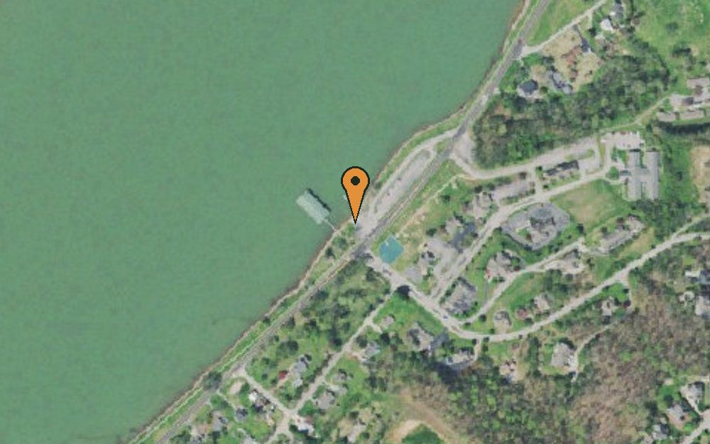 Aerial view of The Landing
