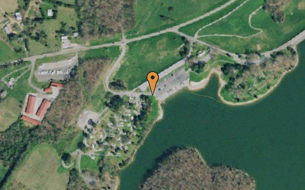 Aerial view of TVA Cherokee Dam
