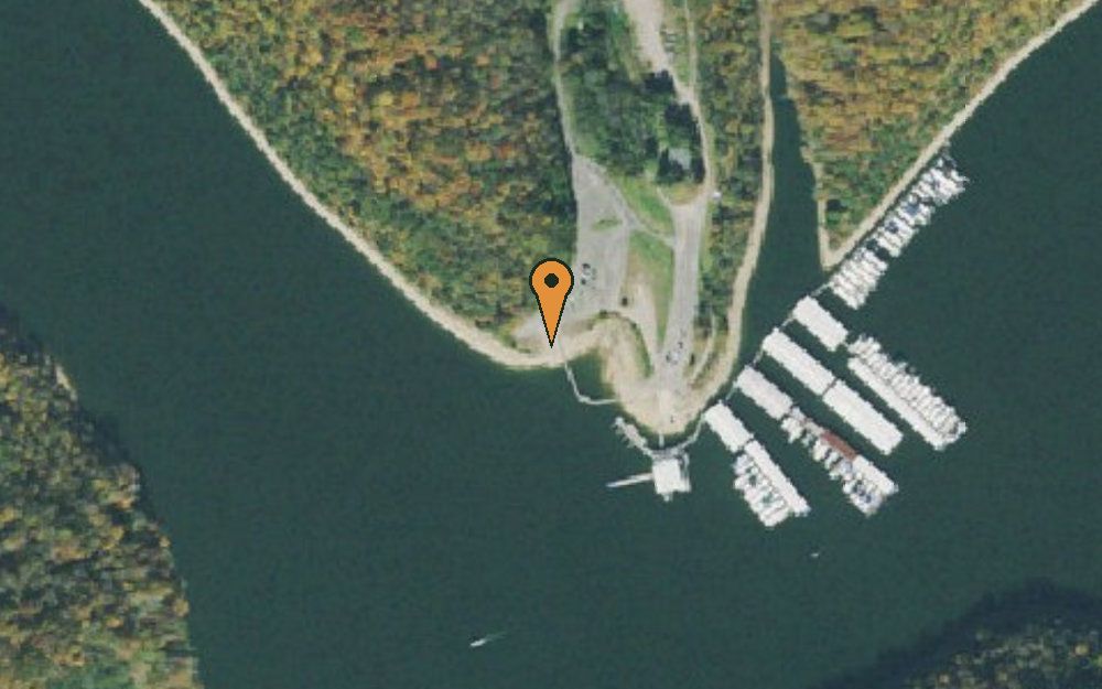 Aerial view of Unnamed boat launch