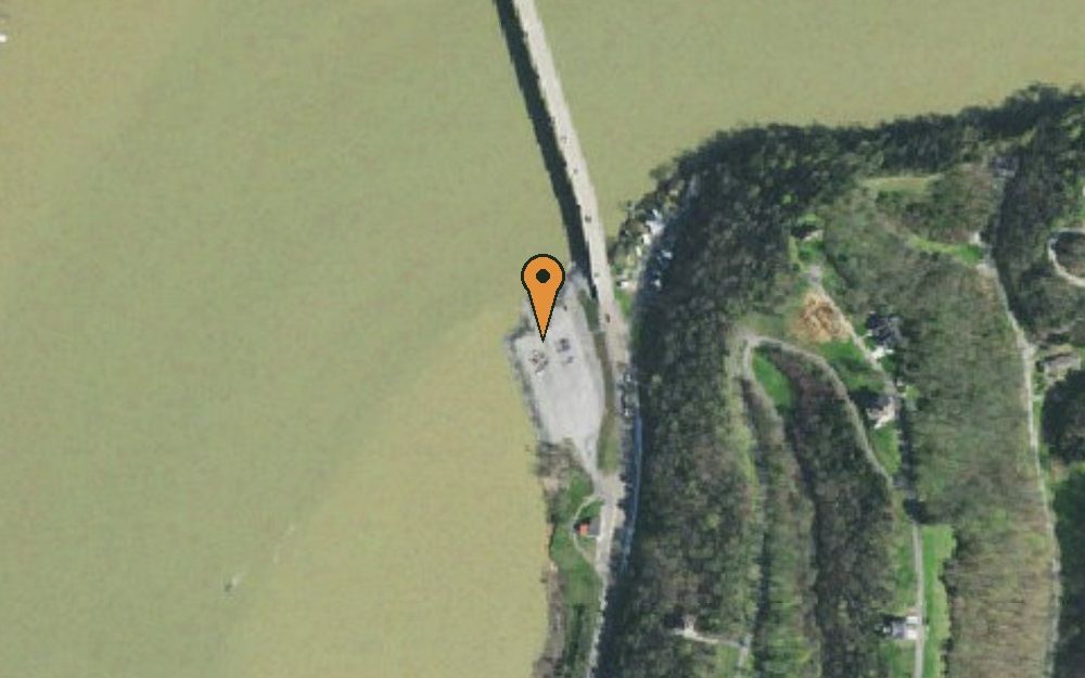 Aerial view of Walter’s Bridge