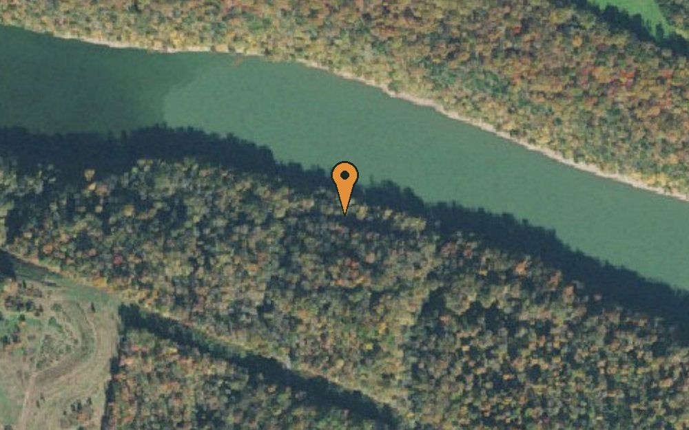 Aerial view of Warren County Boat Ramp