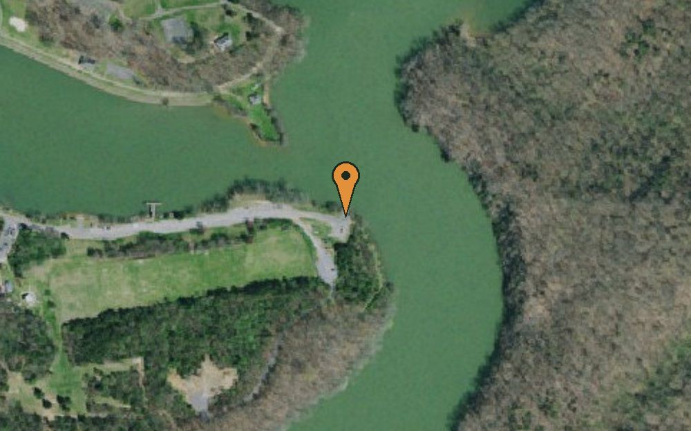 Aerial view of Warriors Path State Park